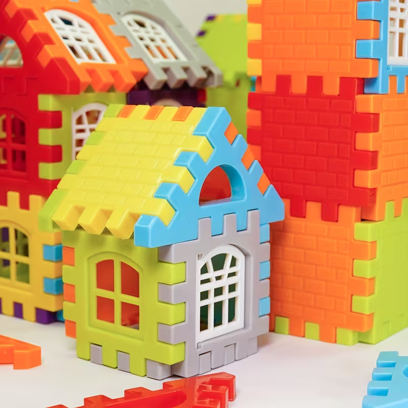 Kids Puzzle Building Blocks for Ages 3+, Educational Plastic Puzzle Toy, Creative Brain & Skill Development Game, 50/70/100/125 Pieces
